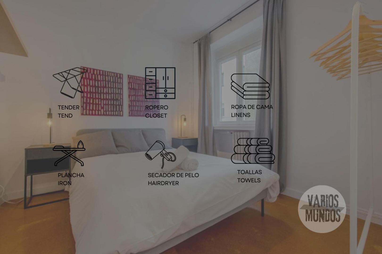 Classic Apt 7Pax En La Latina-Centro De Мадрид Экстерьер фото